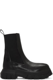Rick Owens - Black Mega Bozo Tractor Chelsea Boots