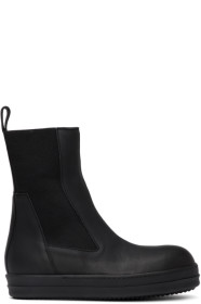 Rick Owens - Black Bozo Chelsea Boots