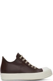 Rick Owens - Baskets brunes Low