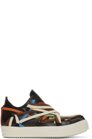 Rick Owens - Baskets brunes Lace