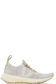 Rick Owens - Baskets grises Low Sock édition Veja