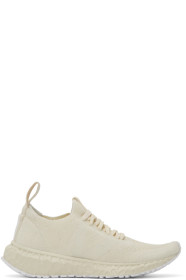 Rick Owens - Baskets blanc cassé Low Sock édition Veja