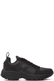 Rick Owens - Baskets noires Vegan Hiking édition Veja