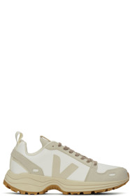 Rick Owens - Baskets blanc cassé et brun clair Vegan Hiking édition Veja