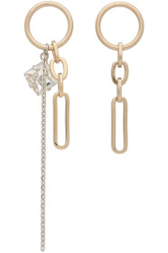 Justine Clenquet - Boucles d'oreilles dorées Paloma