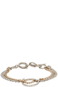 Justine Clenquet - Bracelet doré et argenté Bicolor Jane