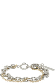 Justine Clenquet - Bracelet argenté et doré Dana