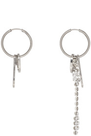 Justine Clenquet - Boucles d'oreilles à anneaux argentées Eddie