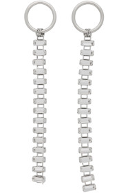 Justine Clenquet - Boucles d'oreilles argentées Patti