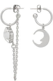 Justine Clenquet - Boucles d'oreilles argentées Peter