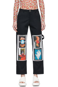 Collina Strada - Black Denim Charlie Engman Edition Chason Jeans