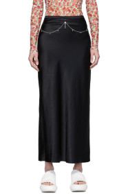 Collina Strada - SSENSE Exclusive Black Charlie Engman Edition Pierced Yod Skirt