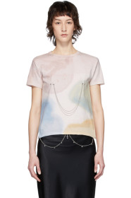 Collina Strada - Multicolor Charlie Engman Edition Pierced Chain T-Shirt