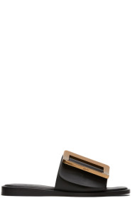 BOYY - Black Buckle Flat Sandals