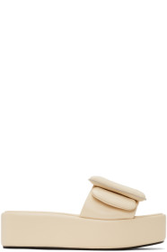 BOYY - Beige Puffy Platform Sandals