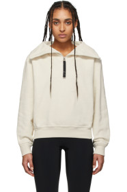 Reebok By Victoria Beckham - Off-White Cropped Cowl Pullover