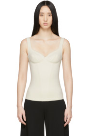 Ernest Leoty - Off-White Jade Tank Top