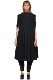 Comme des Garçons - Black Pleated Logo Dress
