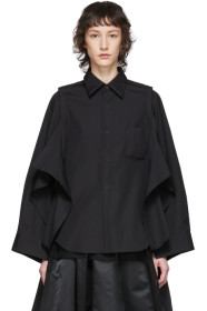 Comme des Garçons - Black Deconstructed Shirt