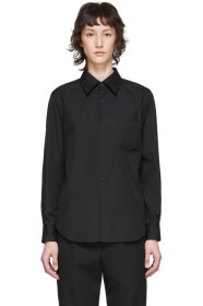 Comme des Garçons - Black Exaggerated Back Pleat Shirt