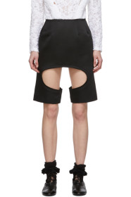 Comme des Garçons - Black Satin Miniskirt