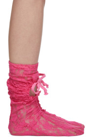 Comme des Garçons - Pink Lace Socks