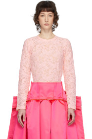 Comme des Garçons - Pink Lace Sweater