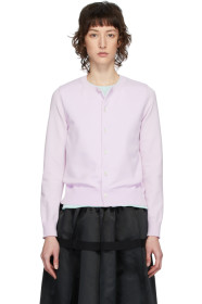 Comme des Garçons - Purple & Blue Double Crewneck Sweater