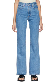 SLVRLAKE - Blue Charlotte High-Rise Jeans