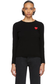 Comme des Garçons Play - Black Heart Patch Sweater