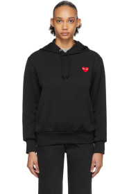 Comme des Garçons Play - Black Heart Patch Hoodie