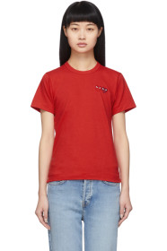 Comme des Garçons Play - Red Twin Heart T-Shirt