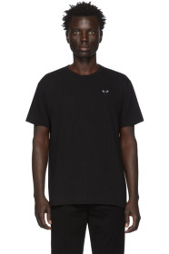 Comme des Garçons Play - T-shirt noir Heart Patch
