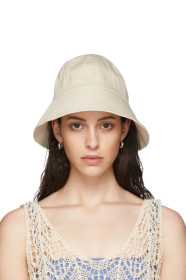 Jil Sander - Off-White Denim Bucket Hat