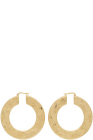 Jil Sander - Gold Slim Hoop Earrings