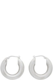 Jil Sander - 银色 Double Shape 耳环