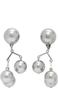 Jil Sander - Silver Small Balance Earrings
