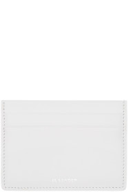 Jil Sander - White Leather Card Holder