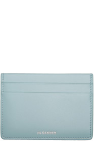 Jil Sander - Blue Leather Card Holder