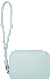 Jil Sander - Blue Small Zip-Around Wallet