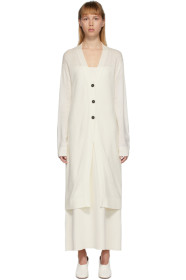 Jil Sander - Off-White Cardigan Dress