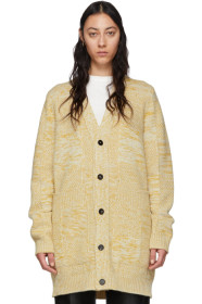 Jil Sander - 黄色 Jil Sander+ 格纹开衫