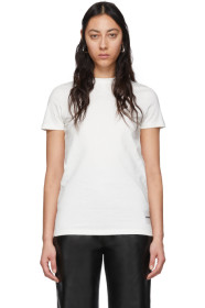Jil Sander - ホワイト コットン T シャツ 3 枚セット