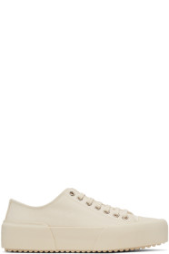 Jil Sander - Off-White Canvas Sneakers