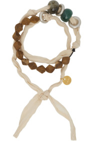 Jil Sander - Bracelet beige Flow