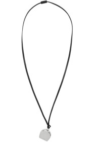 Jil Sander - Collier argenté Bottle