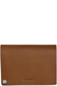 Jil Sander - Brown Covered Card Holder