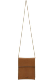 Jil Sander - Brown Flat Crossbody Bag