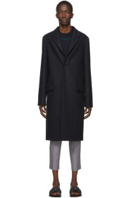 Jil Sander - Navy Raw Edge Coat
