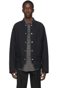 Jil Sander - Navy Serge Bomber Jacket
